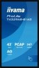 IIYAMA Monitor 43 cale T4329AS-B1AG VA,4K,HDMIx2,USB-C,RJ45,2x10W,WiFi,     Android 14, Signal FailOver, Whiteboard, iiSignage (